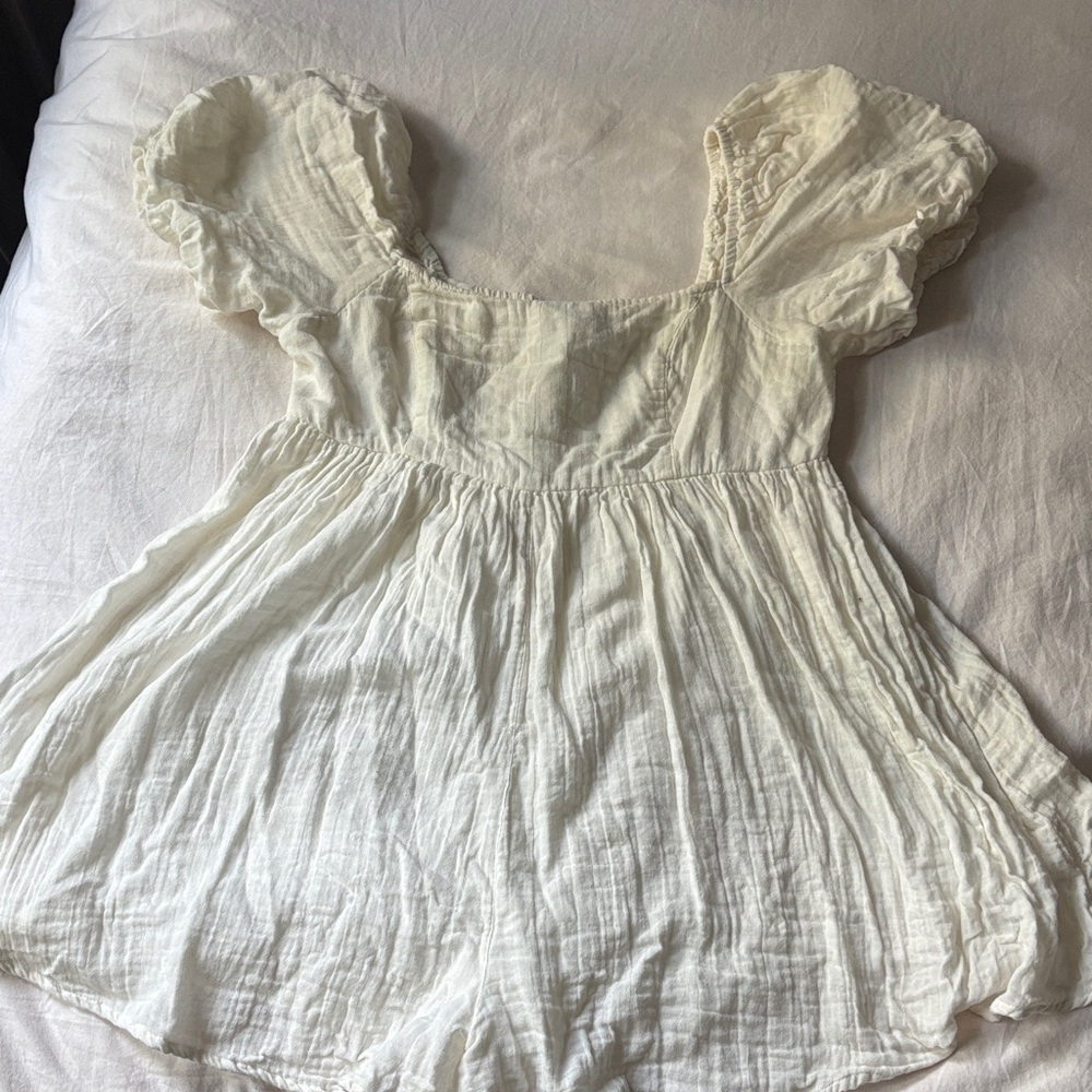 ASOS Cream Elastic Waist Garment